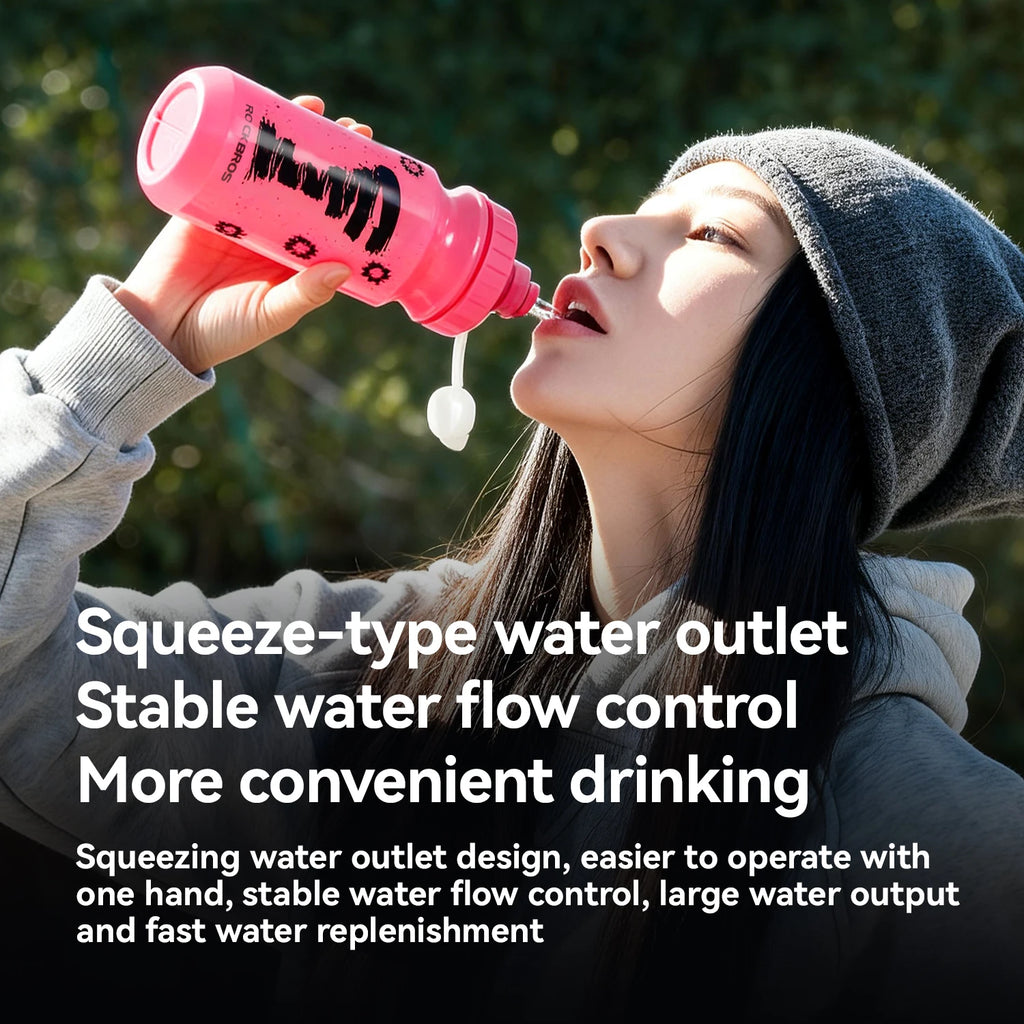 ROCKBROS leakproof cycling water bottle with dust cover