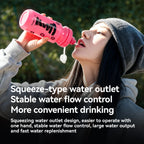 ROCKBROS leakproof cycling water bottle with dust cover