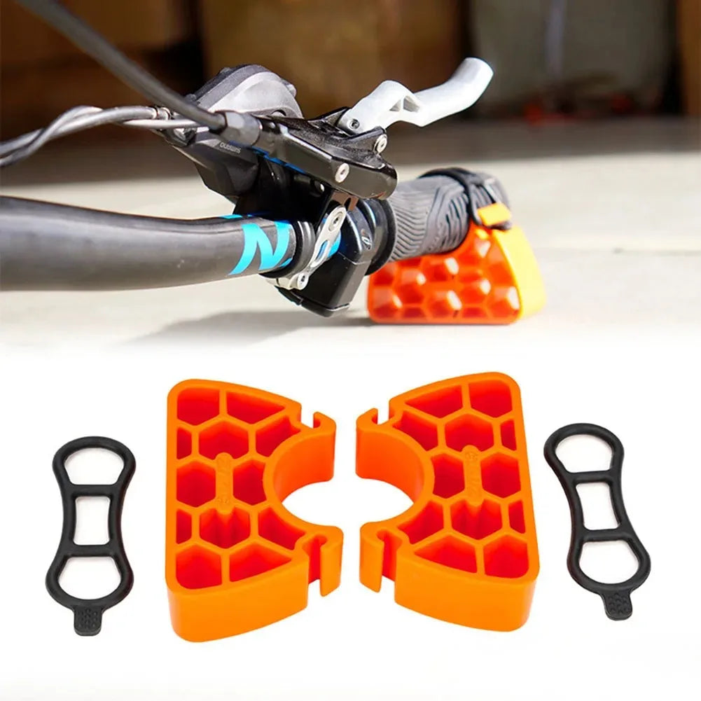 Stabiliser clamp installed on handlebar - view 3