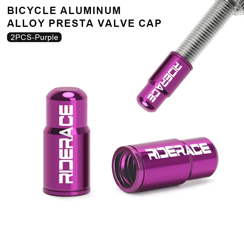 Bike Valve Caps — 2/4/10 Pack Presta Covers